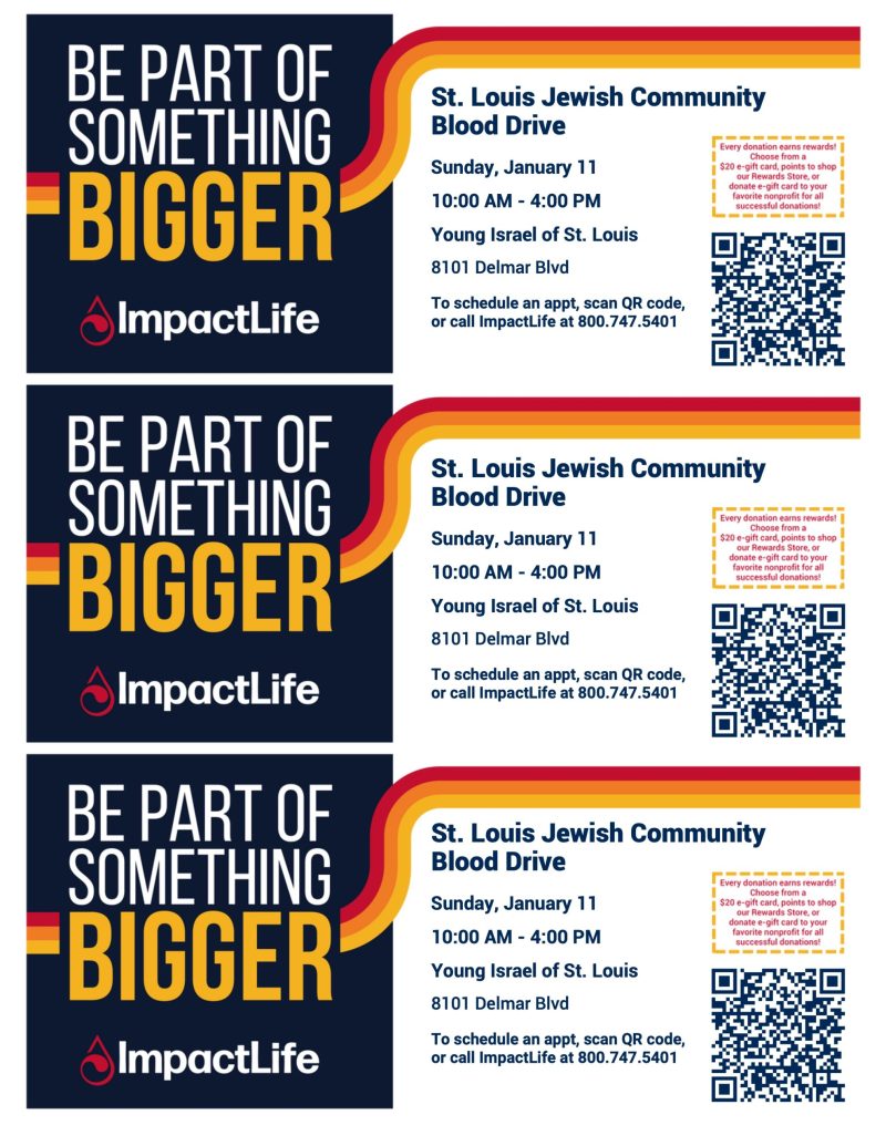 Blood Drive at Young Israel